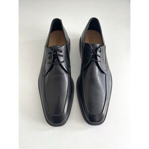 Men's‎ Cole Haan x NikeAir Black Leather Apron Toe Dress Derby Oxfords Size 9M